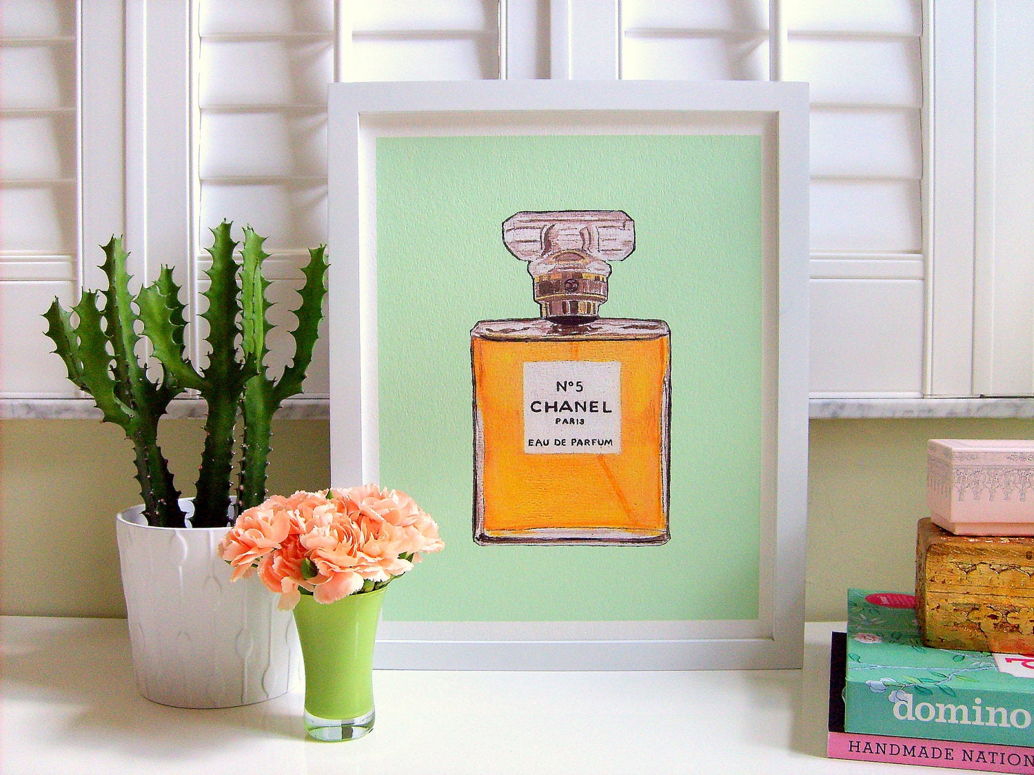 CHANEL No 5 MINT Print