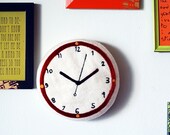 Felt Clock . Rust