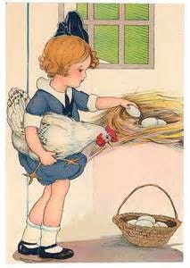 Fetching Eggs Cross Stitch Pattern PDF