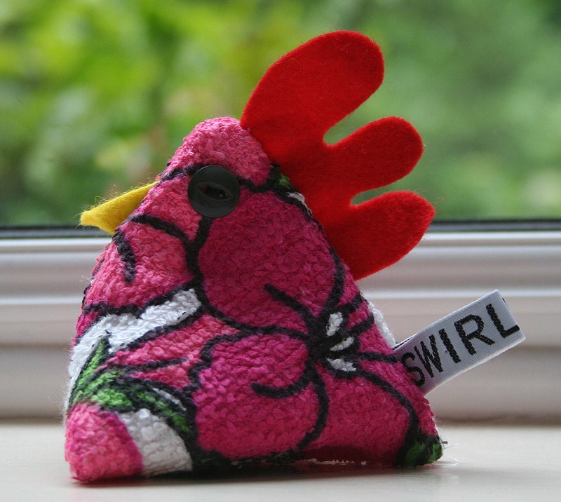 Gardenia the chicken pincushion or paperweight