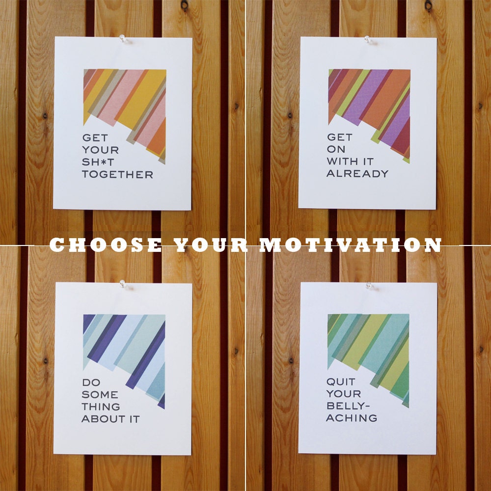 Motivate Print 8x10 - CHOOSE ONE