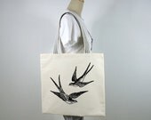 Swallows Canvas Tote Bag