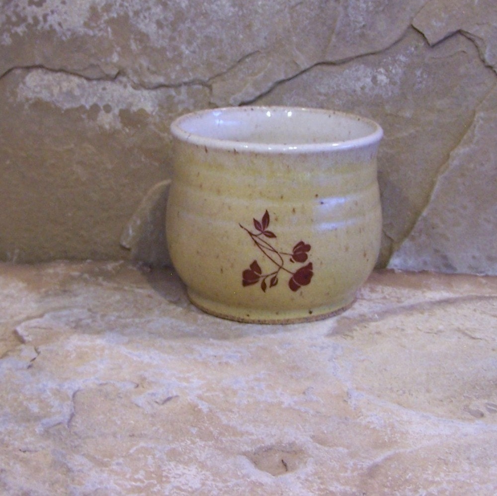 SALE - Sun Yellow Handmade Stoneware Ceramic Pottery Mug or Tumbler - Poppy