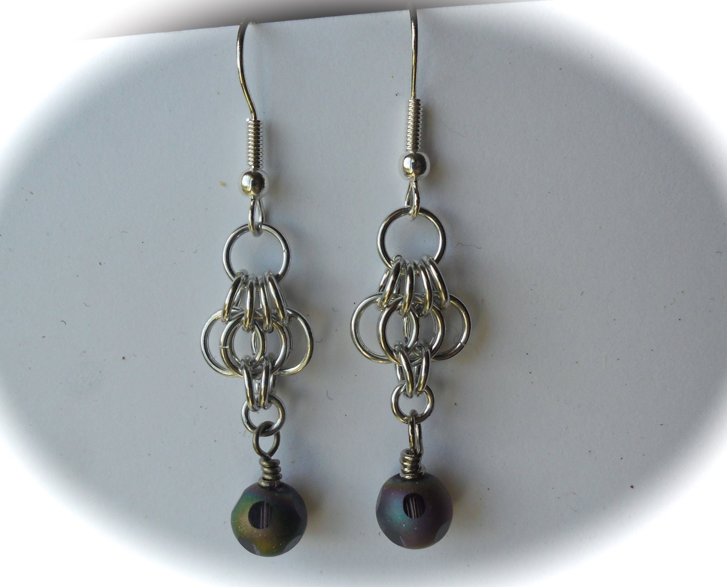 Chainmaille Earring Set Two Pairs