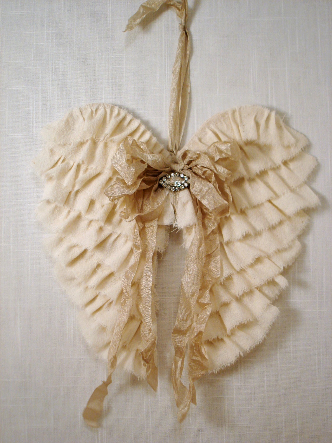 PDF Fabric Angel Wings NO SEW Tutorial no shipping cost