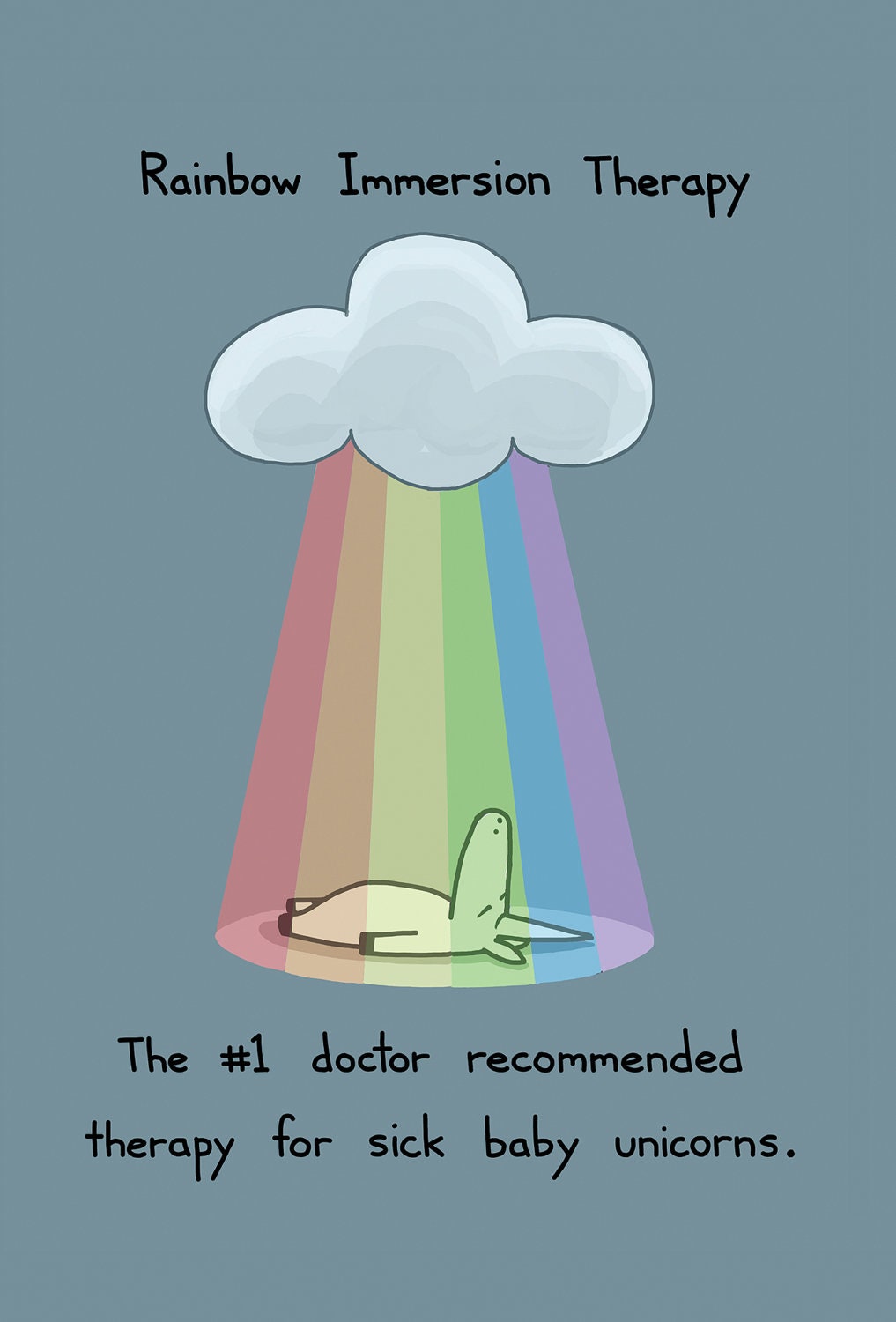 Rainbow Immersion Therapy Greeting Card
