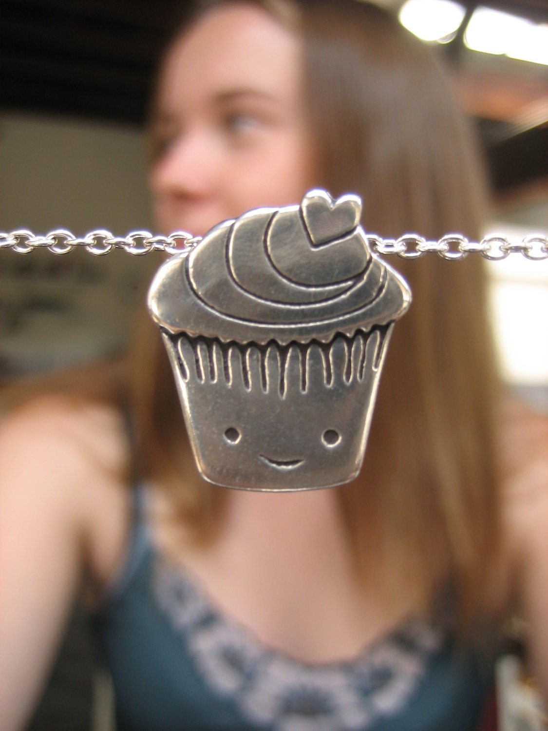 Cupcake Necklace