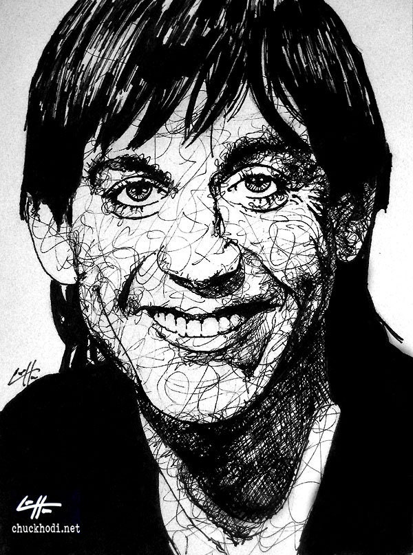 Lust For Life - Original Drawing - Iggy Pop Stooges Punk Rock Protopunk Rock n Roll Drugs Vintage 70s Pop Art Andy Warhol Lowbrow