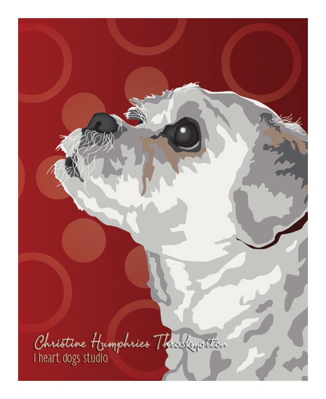CUSTOM digital pet portrait of YOUR pet - 8x10 - from your photos