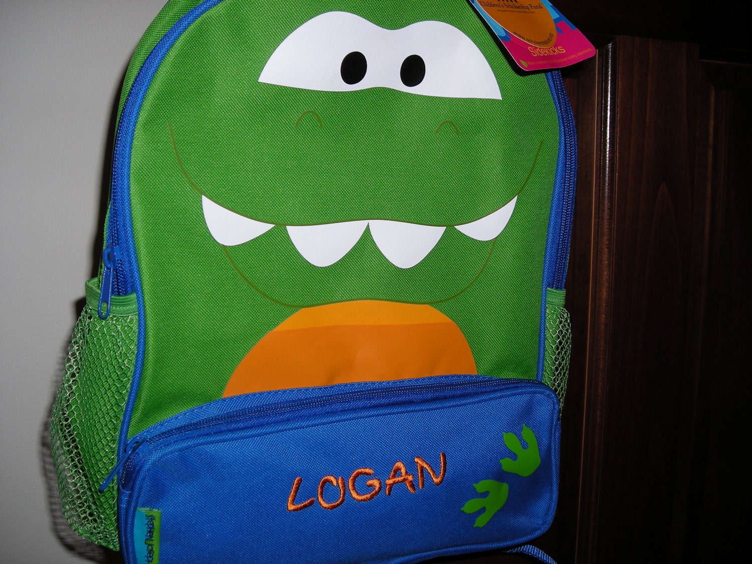 Personalized Stephen Joseph Sidekick Backpack Dino by Never Felt Better