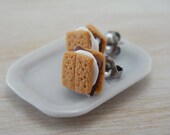 S'more  - Studs / Post Earrings