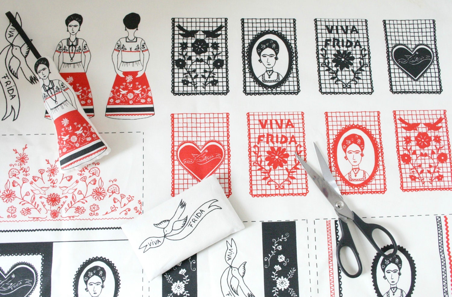 Frida Craft panel & D.I.Y doll kit COMBISET