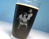 CLEARANCE - ParaNorman Zombie Man pint glass - licensed movie art
