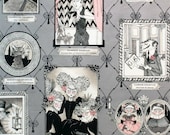 Alexander Henry FABRIC - A Ghastlie Gallery - Smoke