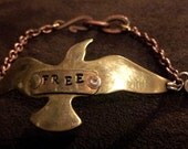 Custom 12 Step Sober Feather Free Charmed Life AA Recovery Bracelet FREE SHIP