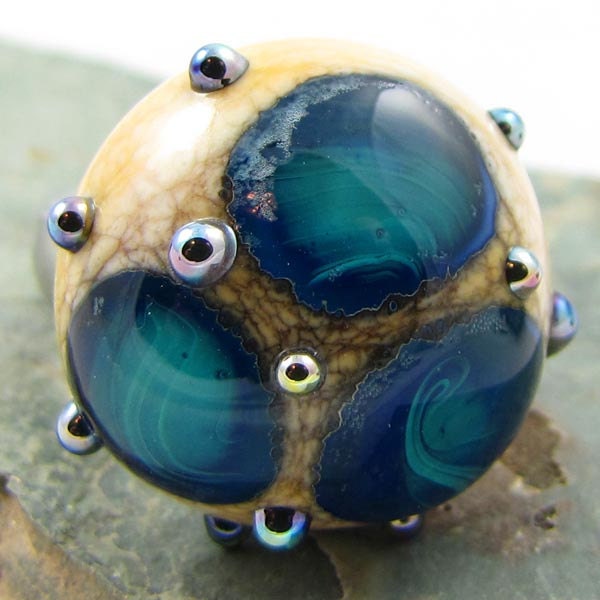 Sapphire Caldera Interchangeable Ringtop - Fits Sunset Blvd and Ring Ding Systems