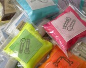 Lavender Reusable Dryer Sachets Organic for Clothes, Diaper Bags, Shoes, Furniture, Closets and more SET of THREE