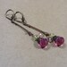Earrings, Drops of Summer, Quartz Drops with Gold, Peridot, and Topaz