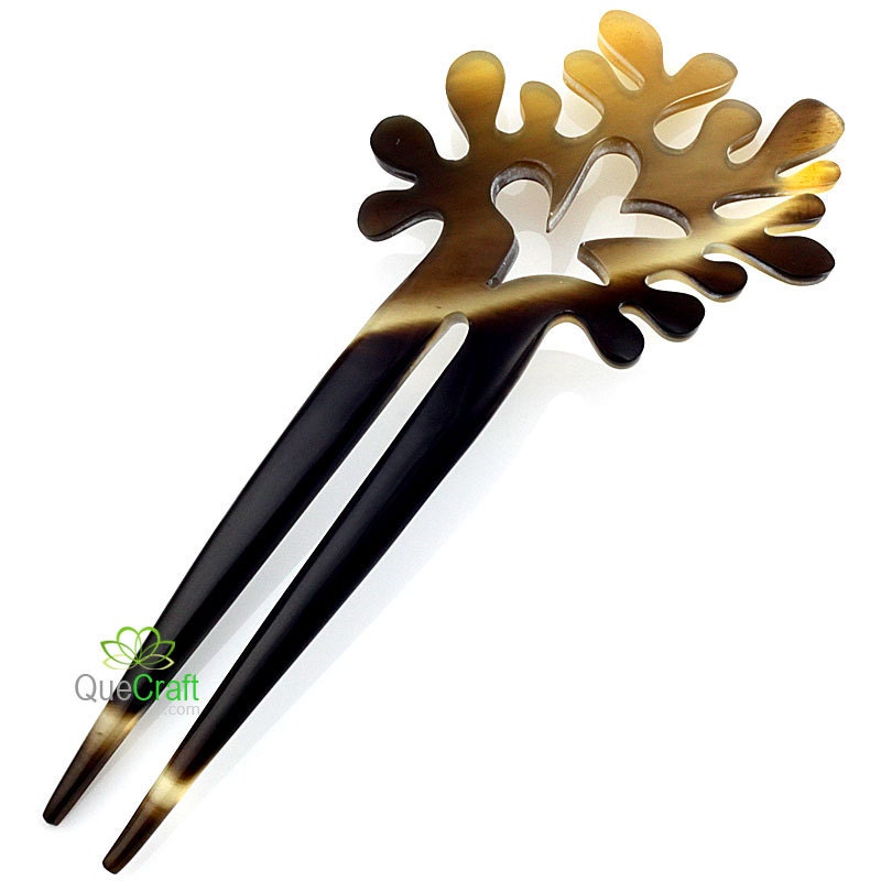 Organic Horn Hairpin Handmade