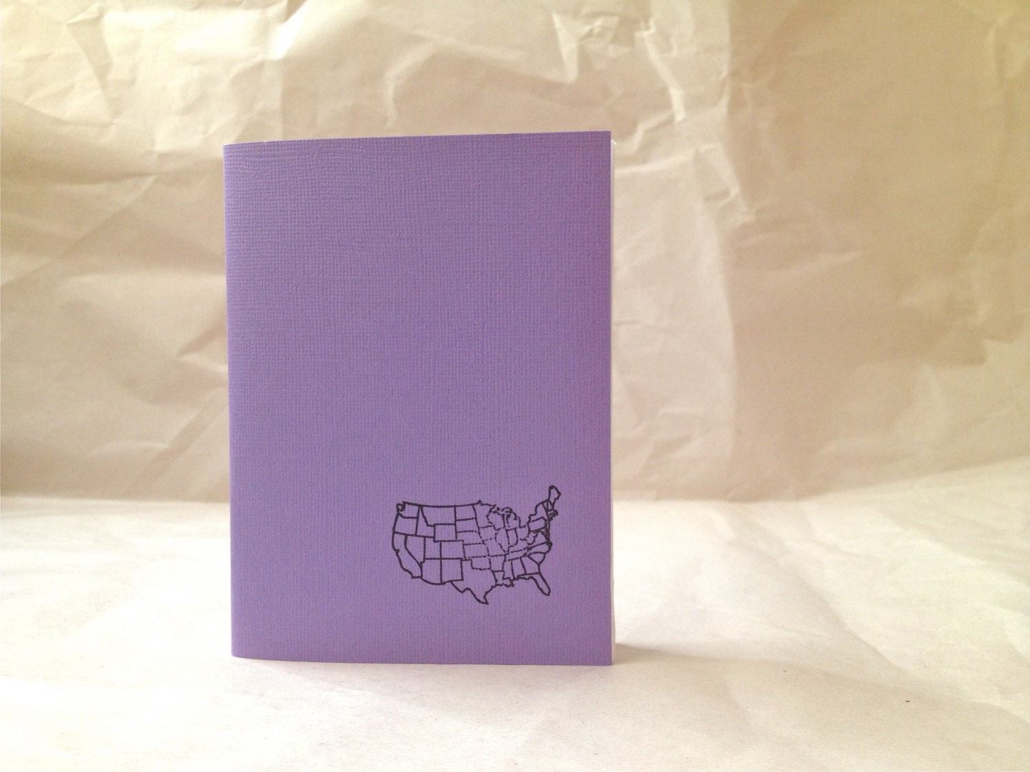 Violet USA A6 Notebook - Recycled Paper