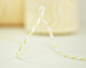 Lemon Bakers Twine - Yellow & White - 15 yards sampler Il_170x135