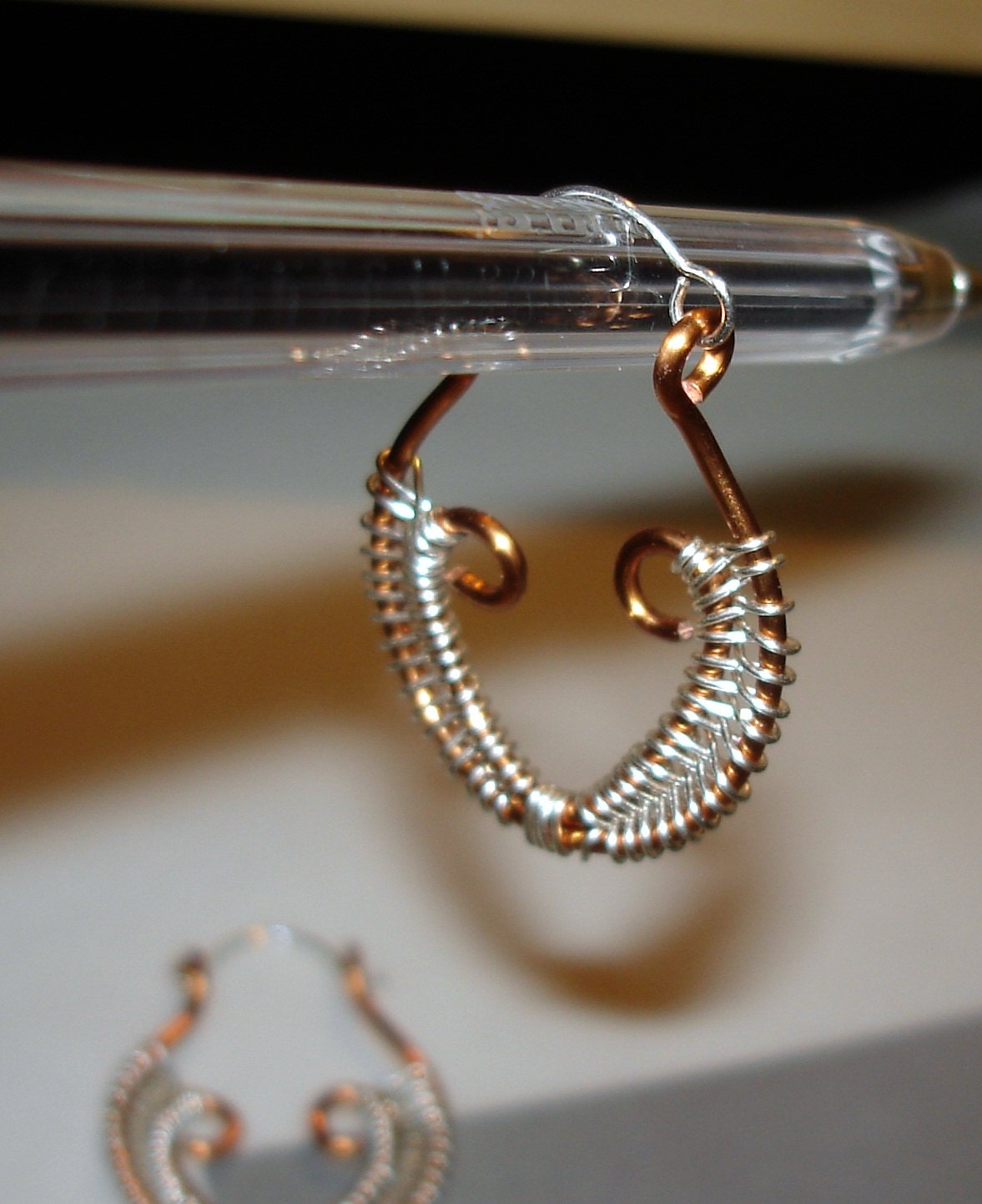 Copper Hoop Earrings