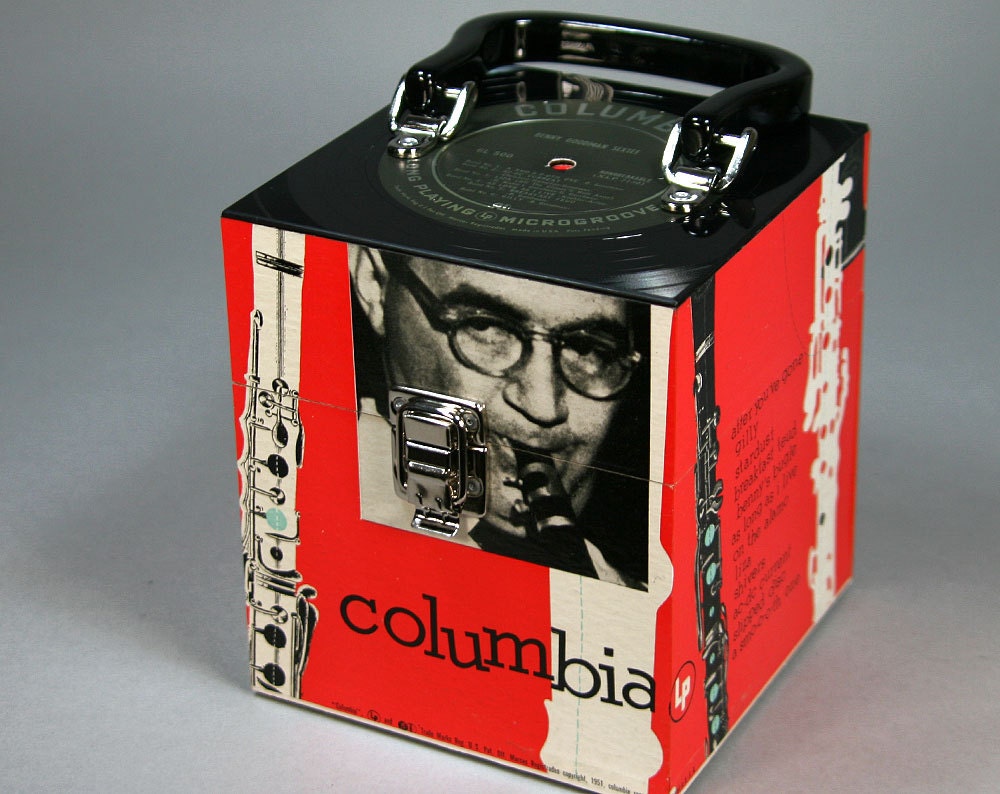 Benny Goodman Combos CD Case or Keepsake Box Handmade from Recycled Record
