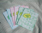 6 Happy Birthday To You Cards With 6 Handmade Envelopes