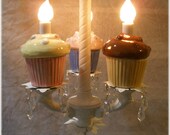 Cupcake Vintage Chandelier in White