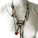 ON SALE - Heart Shaped Lock - urban Gypsy Talisman Necklace