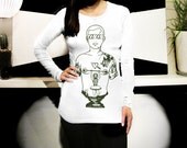 Wmn's Modal-Fine Jersey L/S Top feat. Socha print - Available in 3 Colors
