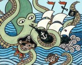 Set of 3 Monkey World Art Prints