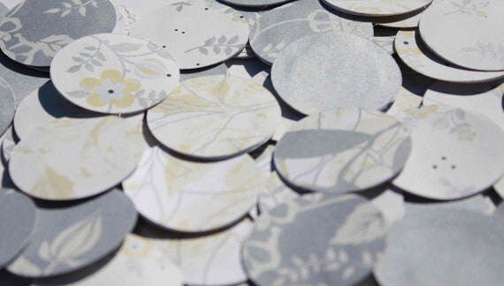 Paper garland - silver circle garland Il_570xn