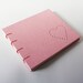 heart blank journal ... pink