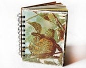 Turtle Power - Wire-Bound Recycled Art Journal