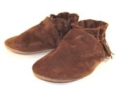 Soft Sole Eco Friendly Leather Baby Shoes Moccasins 18 to 24 Month