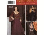 Renaissance wedding dress gown costume Simplicity 9929 sewing pattern