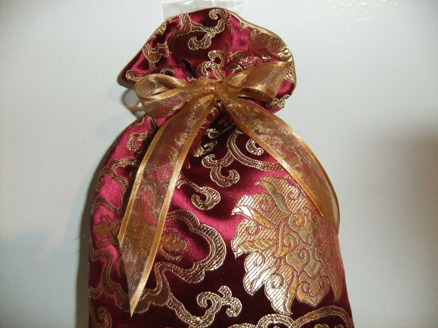 Silk Gift Bag Keepsake Bag Fully Lined Reusable Eco Friendly Multi-purpose