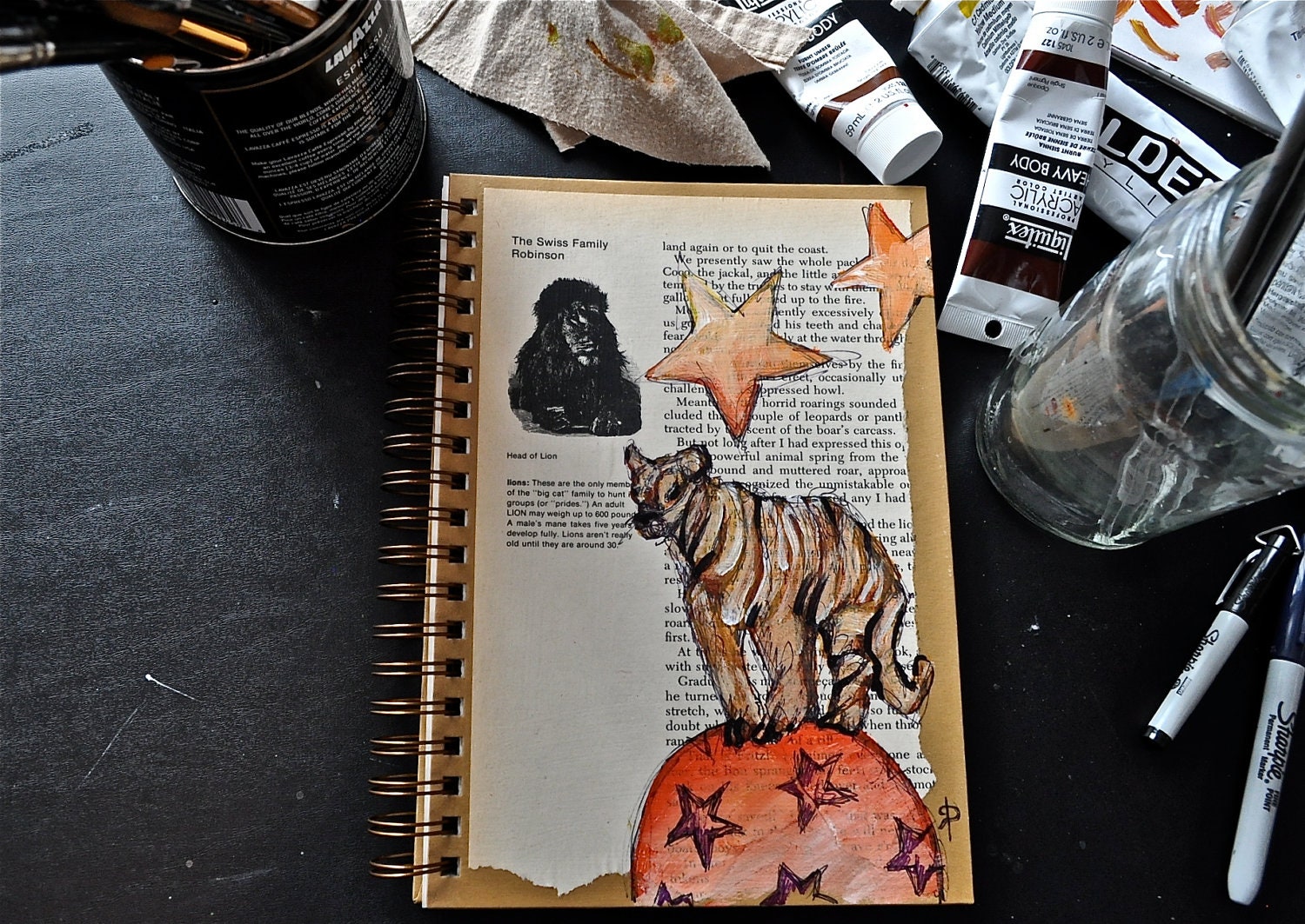 Big Cats with Poise Sketchbook and Journal
