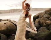 Eco Conscious Cream Gown of Snuggly Knitwear
