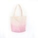 light pink dyed texture tote