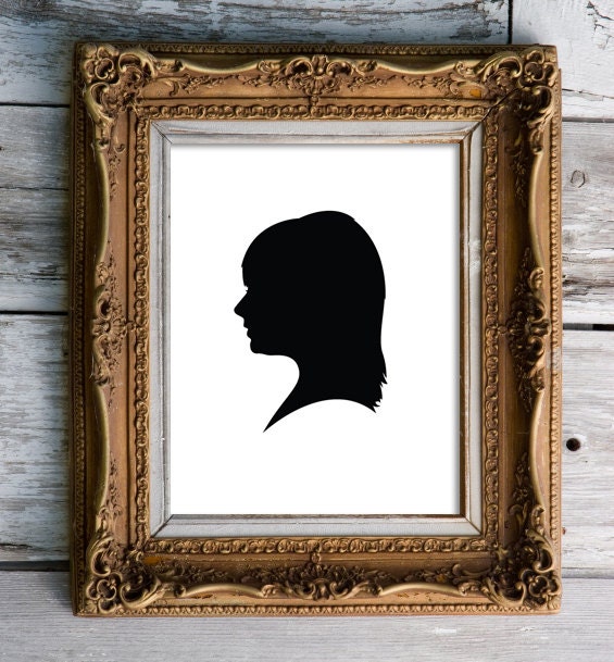 Custom Adult Silhouette Print