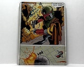 Vinyl Comic Book Wallet - Star Wars - Boba Fett, Millenium Falcon Design 2
