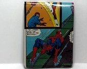 Sewn Duct Tape Comic Book Wallet - Vintage Spiderman Design 9