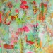 ORIGINAL 'Garden of Paint & Color' 30x30in by Jennifer Mercede