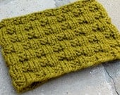 Autumn Hand Knit Cowl In Snapdragon Ready To Ship