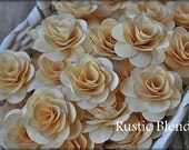 Birch shaving flowers natural FREE SHIPPING