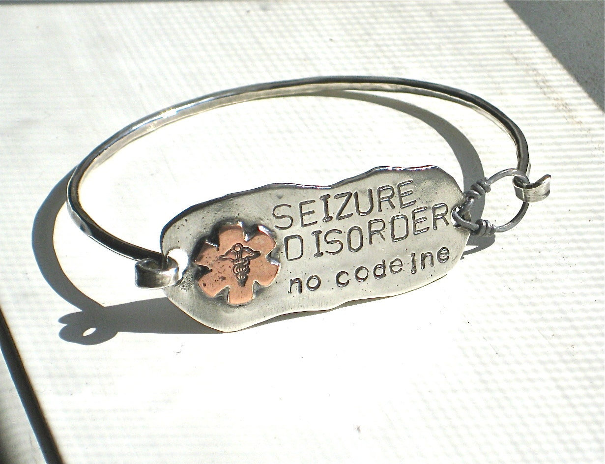 Custom Medical Alert Bracelet Sterling Silver 3 Text Lines