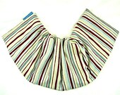 Ex Wide Neck Wrap Hot Cold Therapy Organic Flaxseed Rice Lavender Stripes Brown Tan Blue Gift Idea Holidays