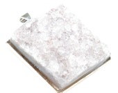 Sterling Silver Edged Gray Druzy Pendant